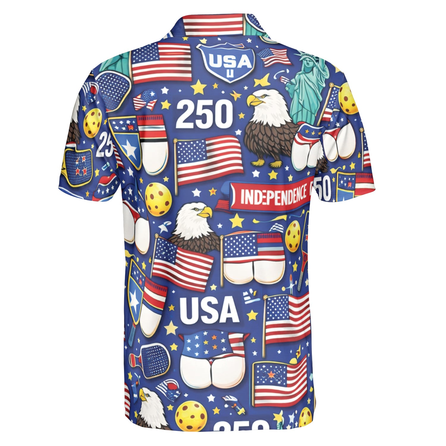 USA 250 Pickleball Patriot Polo